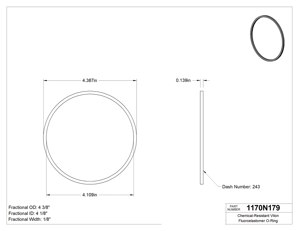 Technical drawing - 1170N179